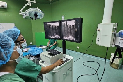 Lắp đặt hệ thống C-arm tại Bệnh viện quân y 17